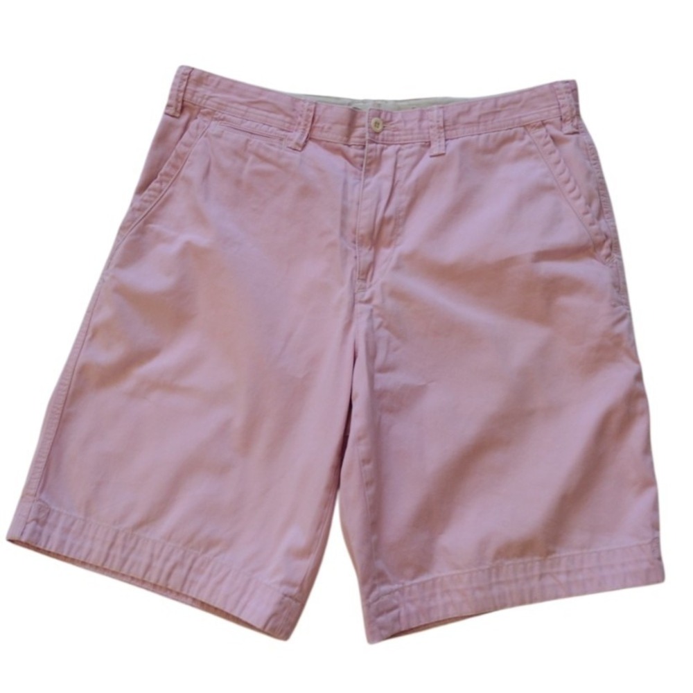 VTG Polo by Ralph Lauren Shorts Men's 32 Pink Classic Fit‎ 9"  Flat Front Casual